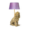 Lampvoet leeuw - goud - 25.5x13.5x40.5 cm 