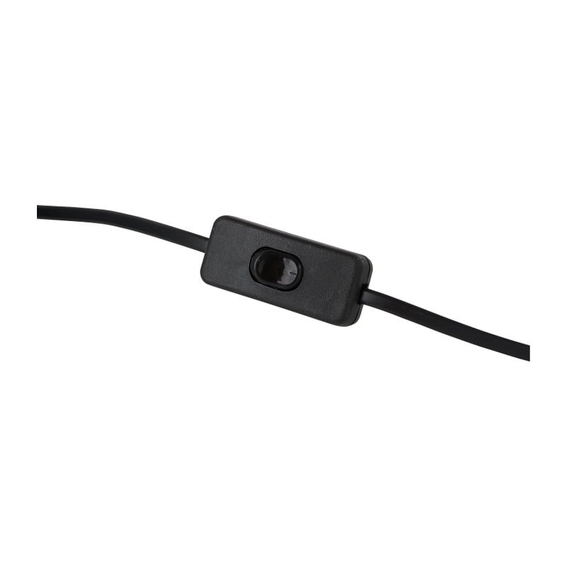 Lampenvoet - zwart - 25 cm