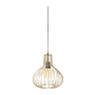 Hanglamp metaal - goud - 30x30x32 cm