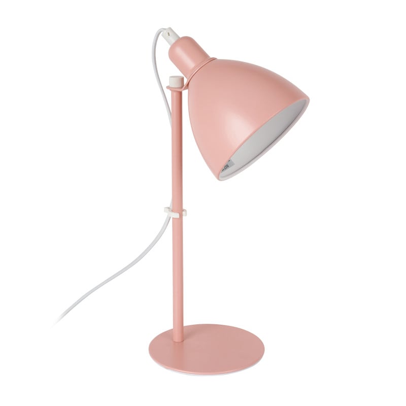 Bureaulamp - roze - Ø12,5x35 cm