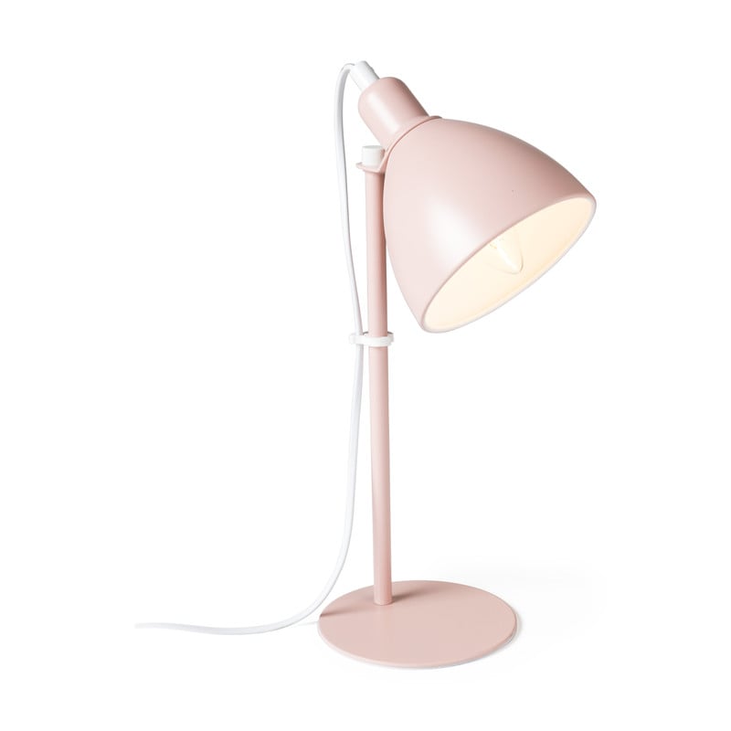 Bureaulamp - roze - Ø12,5x35 cm