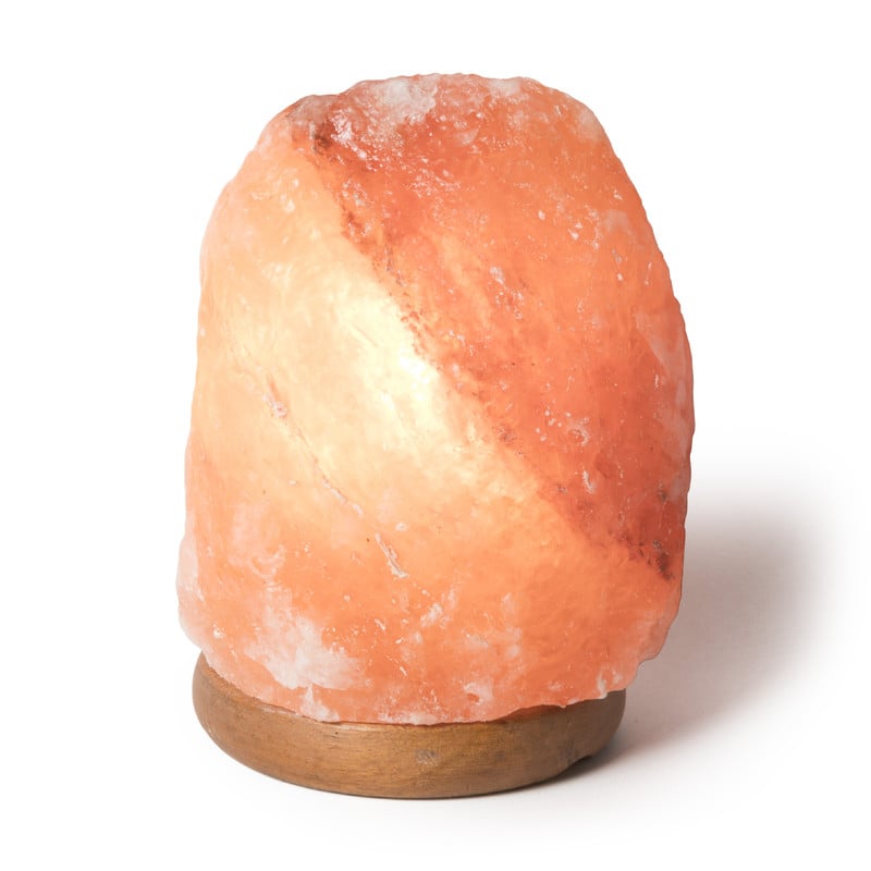 Zoutsteen lamp - 18 cm 