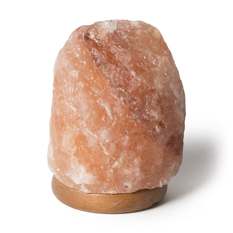 Zoutsteen lamp - 18 cm 