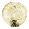 Tafellamp schelp - geel - 17x18x7.5 cm