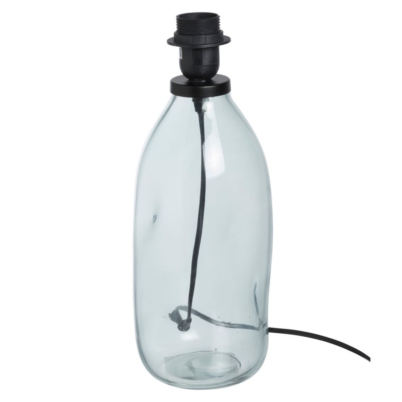 Lampvoet glas - grijs - ø12x34.5 cm 
