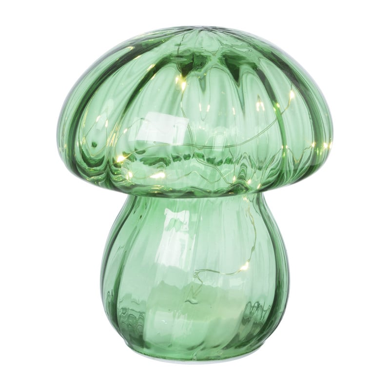 Tafellamp paddenstoel - groen - ø13x15 cm
