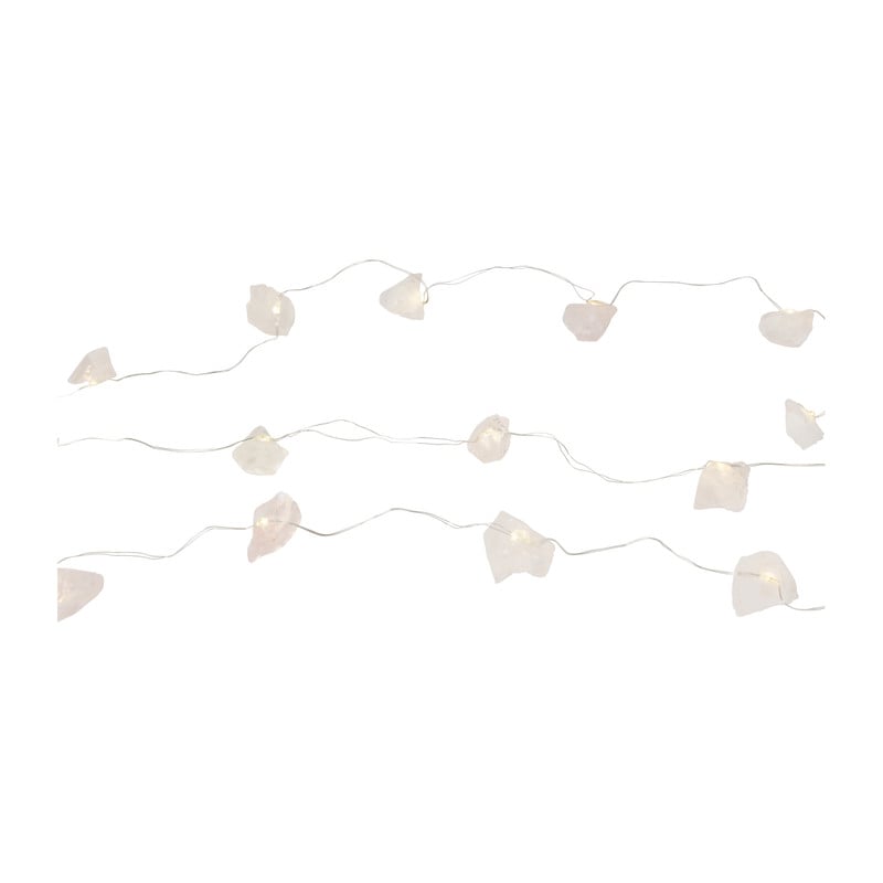 Lichtslinger zoutsteen - warm wit - 220 cm