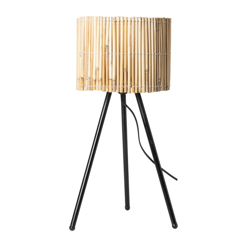 Bamboe lamp op pootjes - ⌀25x54 cm