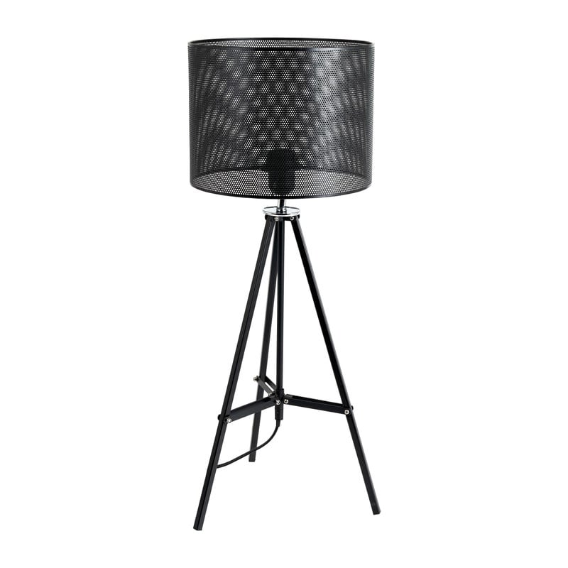 Tafellamp met driepoot - zwart - 55x26x27 cm 
