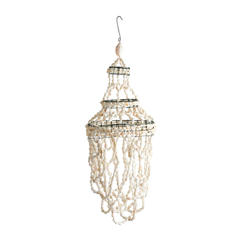Decoratie hanger schelpen - Ø14x35 cm