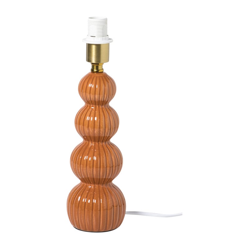 Lampvoet bollen - rood - ø8.5x30 cm