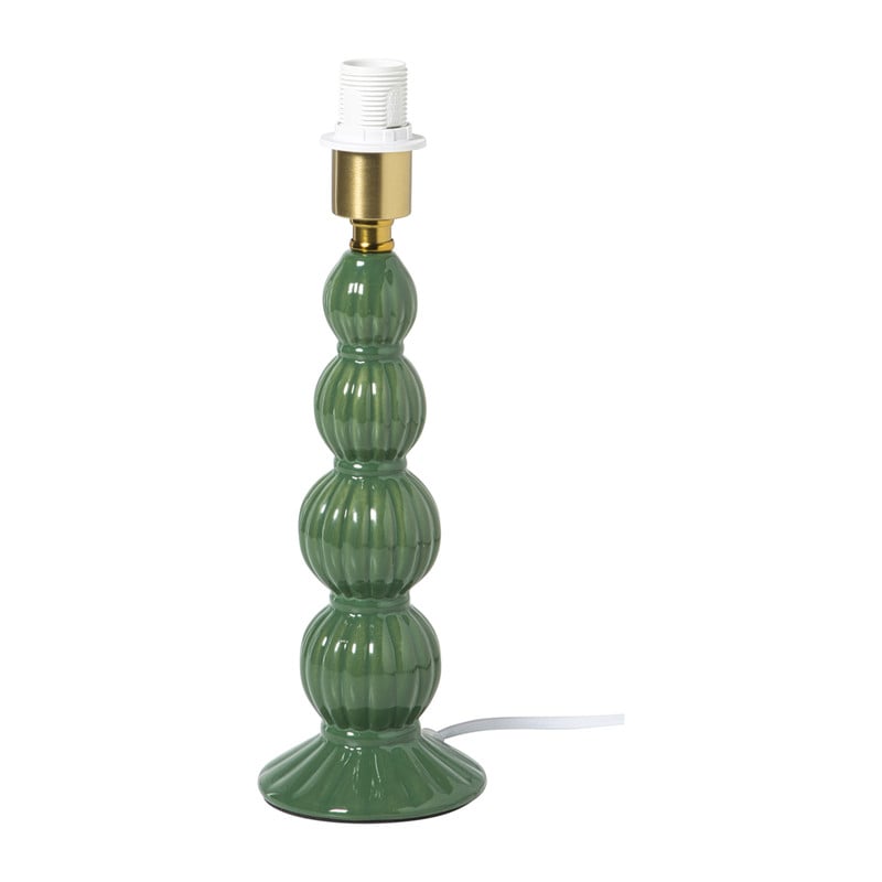 Lampvoet bollen - groen - ø8.5x30 cm