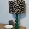 Lampvoet bollen - groen - ø8.5x30 cm