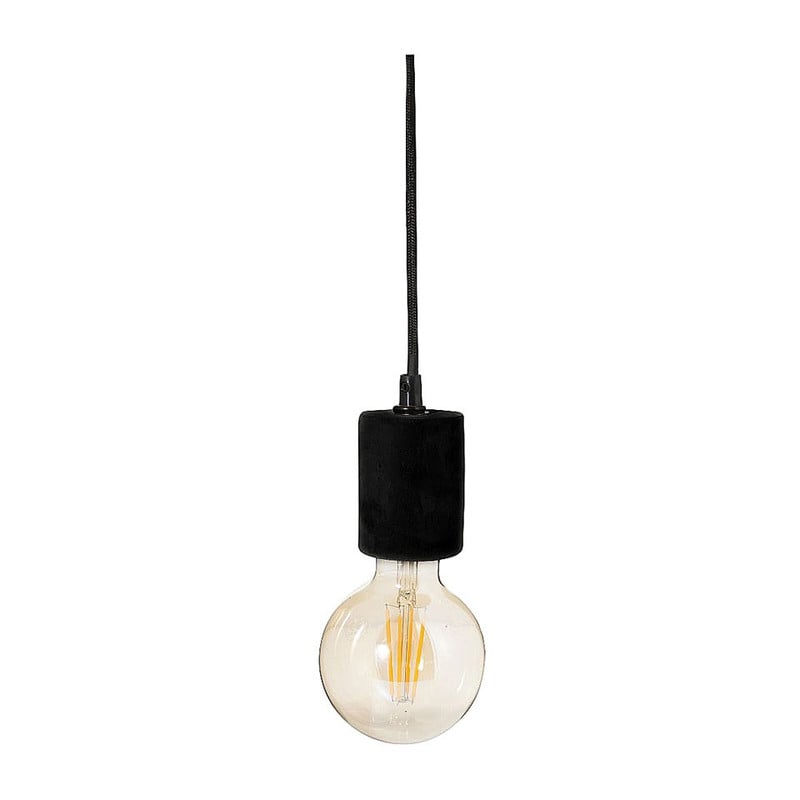 Hanglamp vintage LED - metaal - 9.5x14 cm