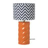 Lampvoet spekje - oranje - ø11x32 cm
