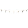 Lichtslinger tuin - transparant - 168 cm