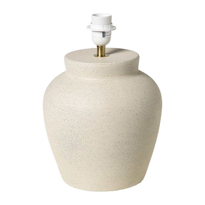 Lampvoet groot - beige - ø24.5x32 cm