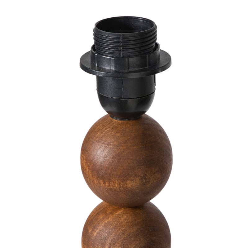 Lampvoet bollen hoog - bruin - ø25x130 cm