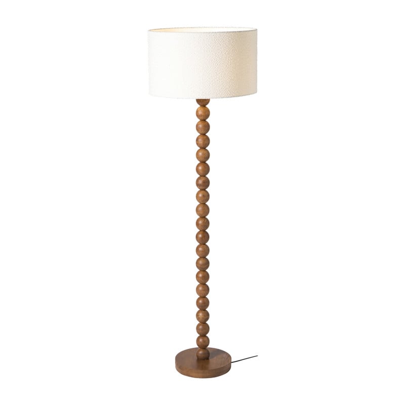 Lampvoet bollen hoog - bruin - ø25x130 cm