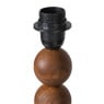 Lampvoet bollen hoog - bruin - ø25x130 cm