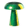 Lamp disco paddenstoel - groen - ø15x18 cm