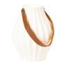 LED lamp keramiek hoog - wit - 16x13.5x13.5 cm