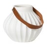 LED lamp keramiek laag - wit - 13x15.5x15.5 cm