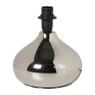 Lampvoet organisch - zilverkleurig - 19x15.5x15.5 cm