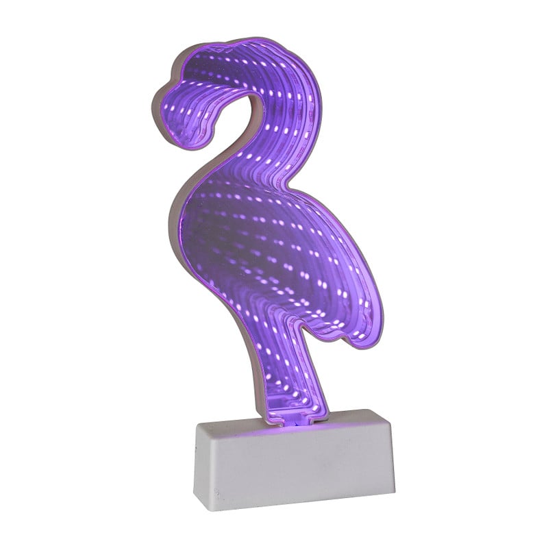 LED lamp flamingo - 9x3x20 cm