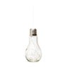 LED lamp zilverdraad - 9,5x9,5x19,5 cm