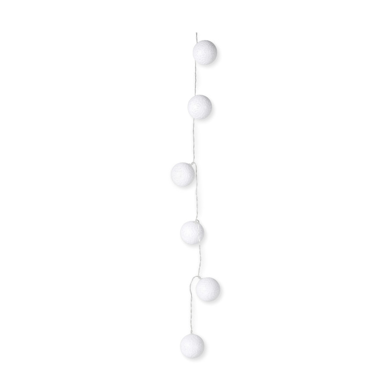 Cottonball - wit - 10 lampjes