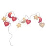 Lichtslinger sweet dreams - roze/wit - 10 lampjes