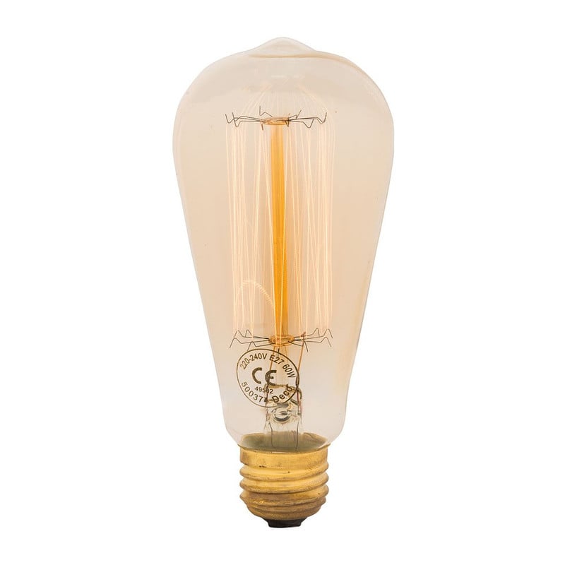 Vintage deco lamp - 64 mm - E27 - 60W