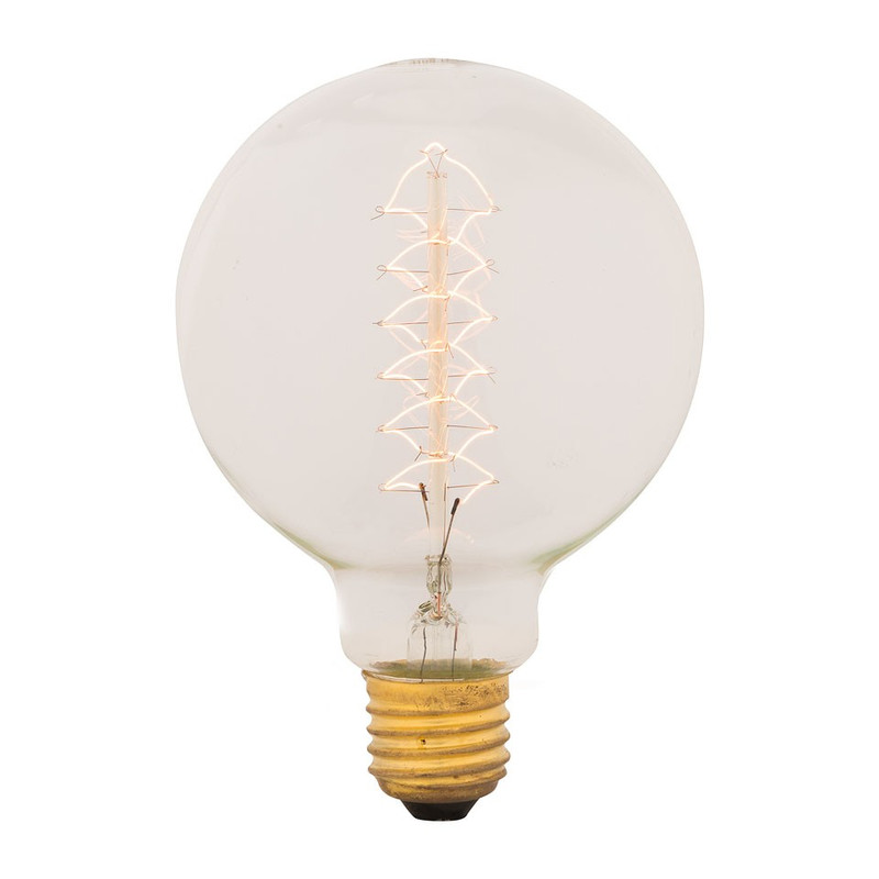 Vintage deco lamp - 95 mm - E27 - 60W