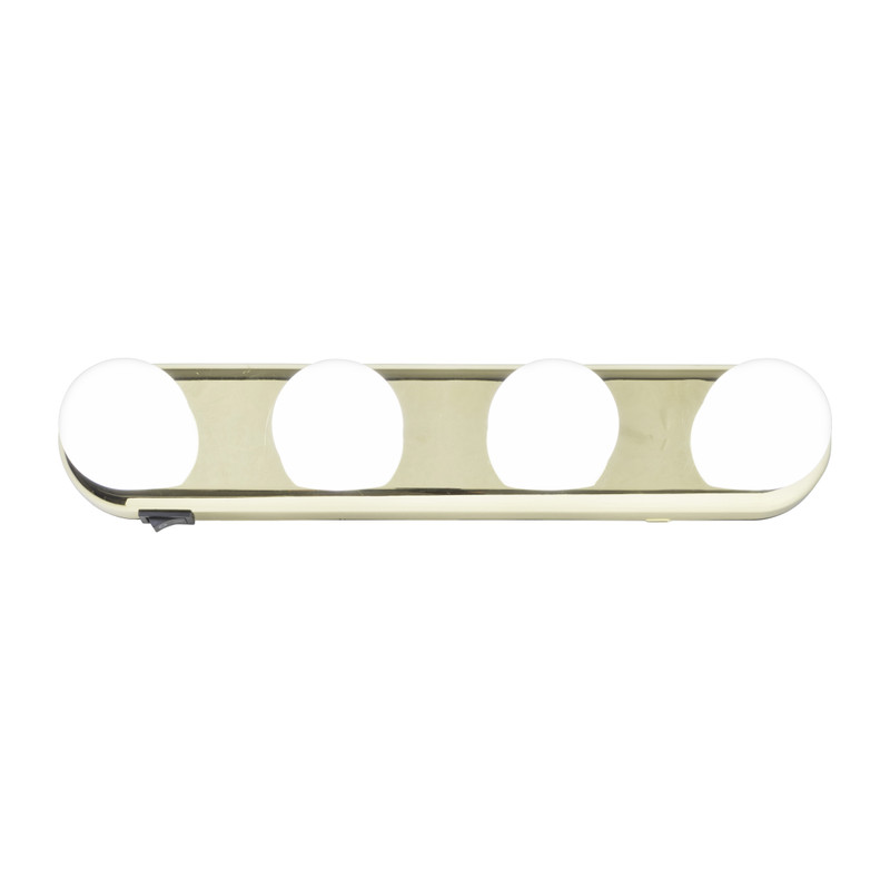 Make-up lampjes - goud - 29,5x6x7 cm