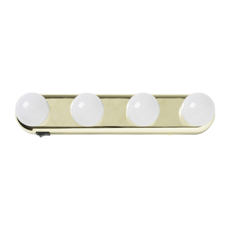 Make-up lampjes - goud - 29,5x6x7 cm