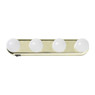 Make-up lampjes - goud - 29,5x6x7 cm