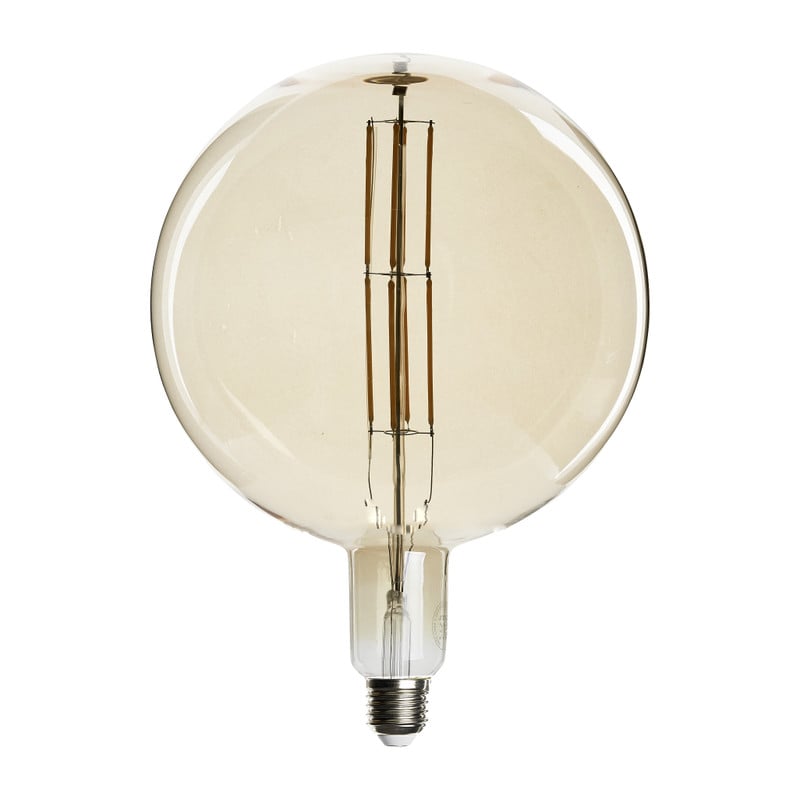Vintage LED lamp - bol - ø20x28 cm 