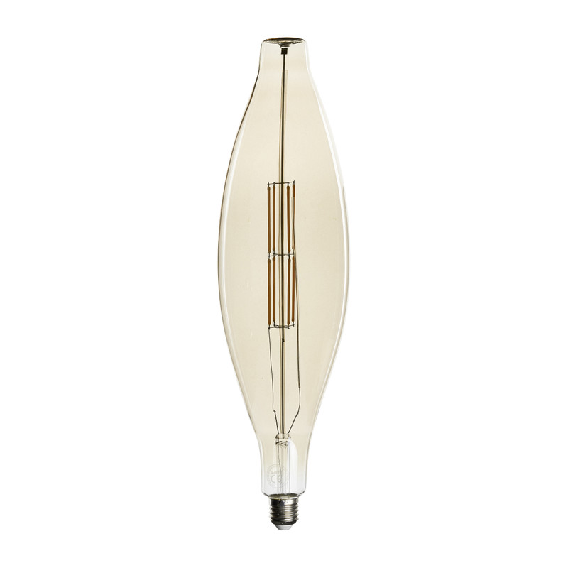 Vintage LED lamp - langwerpig - ø12x43 cm 