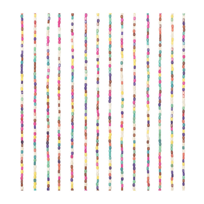 Deurgordijn bamboe - multikleur - 200x90 cm