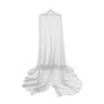 Klamboe met ring - 2-persoons - wit - ⌀60x230x1000 cm 