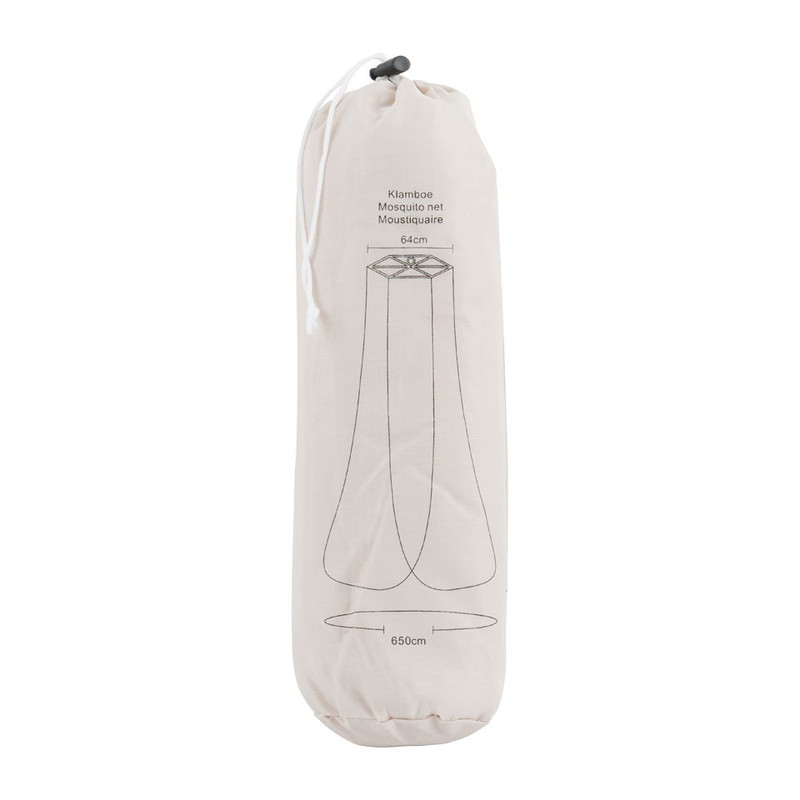 Klamboe met bamboe frame - 1-persoons - 64x230x650 cm