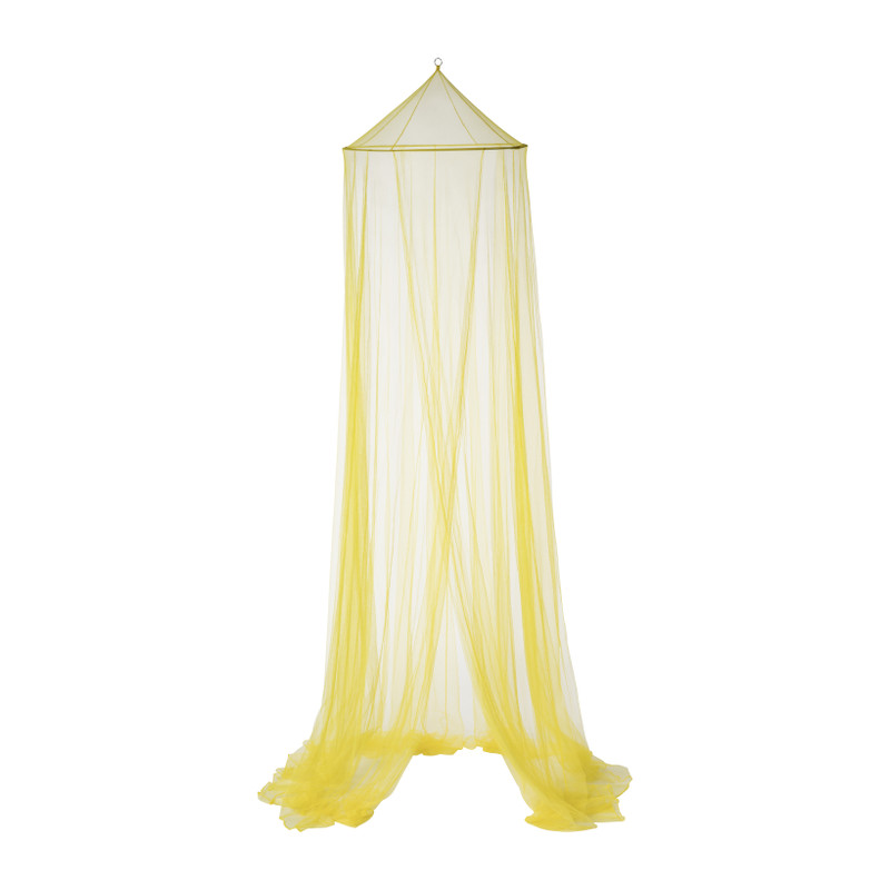 Klamboe 2-persoons - geel - 60x235x1000 cm