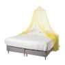 Klamboe 2-persoons - geel - 60x235x1000 cm