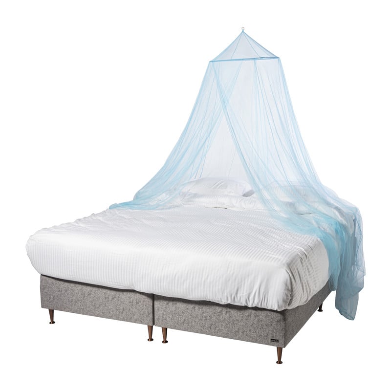 Klamboe 2-persoons - blauw - 60x235x1000 cm