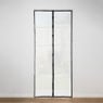 Horgordijn magnetisch - zwart - 100x220 cm 