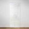 Horgordijn magnetisch - wit - 100x220 cm 