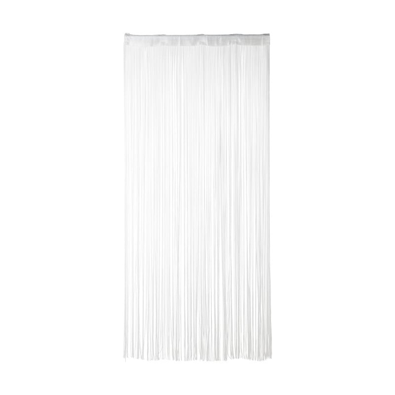 Spaghetti deurgordijn - wit - 90x200 cm
