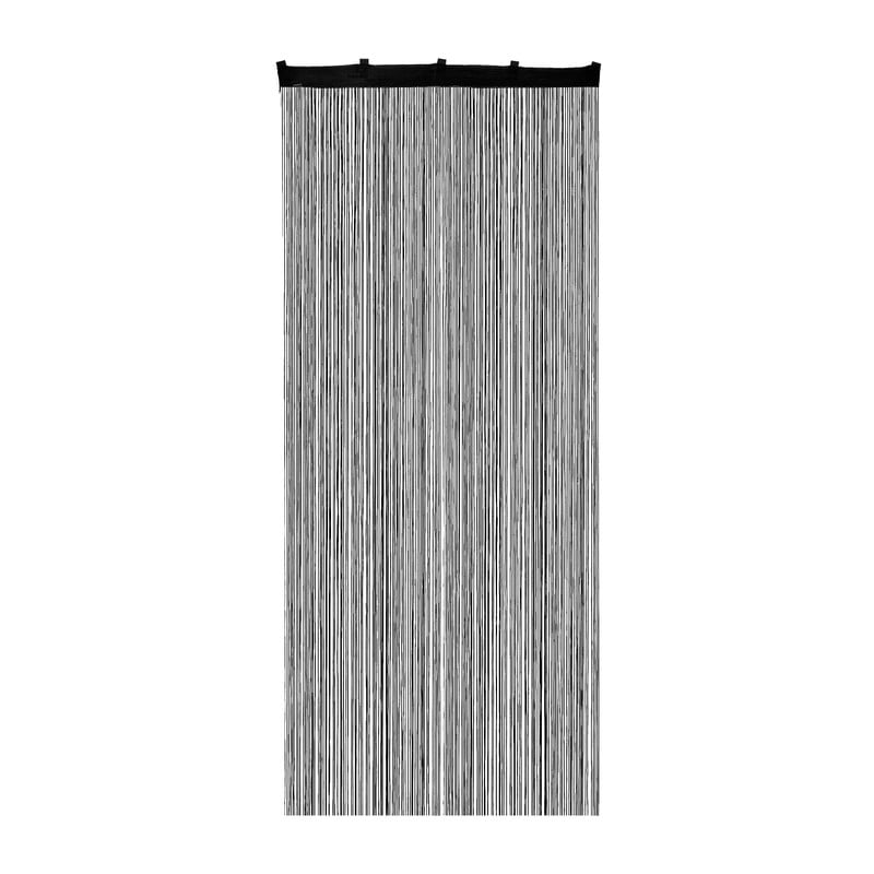 Spaghetti deurgordijn - zwart - 90x200 cm