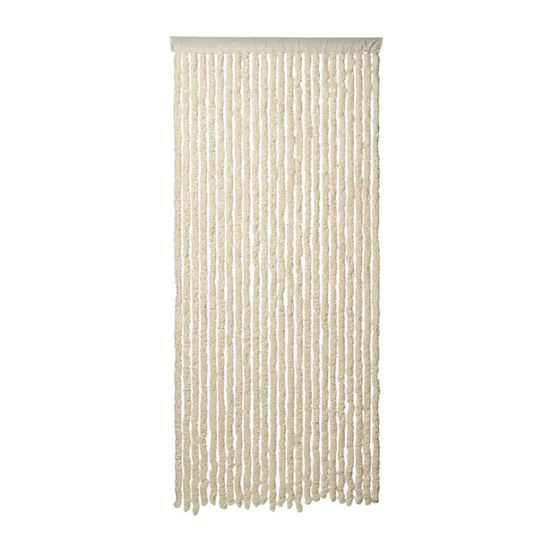 Deurgordijn fluffy - beige - 90x200 cm